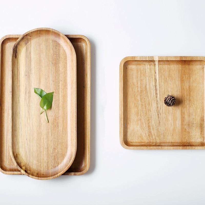 Wooden Food Party Serving Tray - waseeh.com