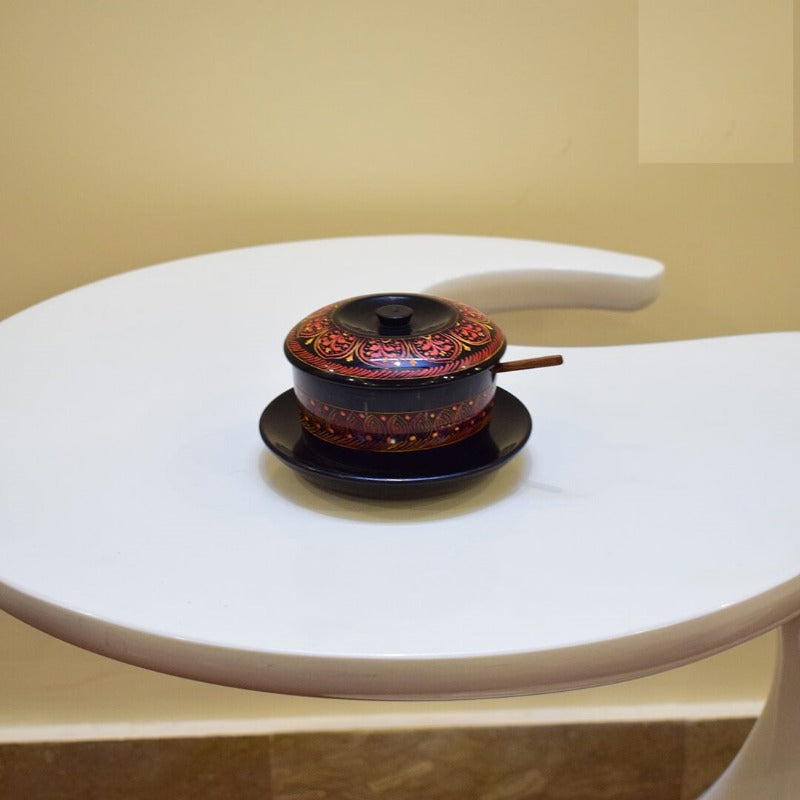 Hand Crafted Naqshi Sugar Pot - waseeh.com
