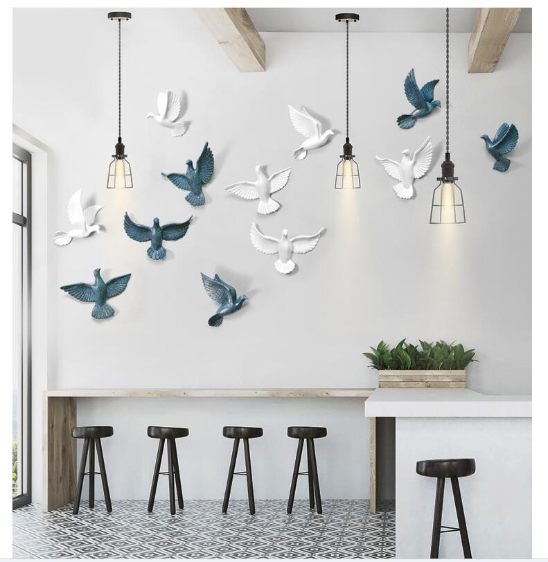 3D Wall Mounted Birds (6 pcs) | Home Décor | Waseeh Pakistan