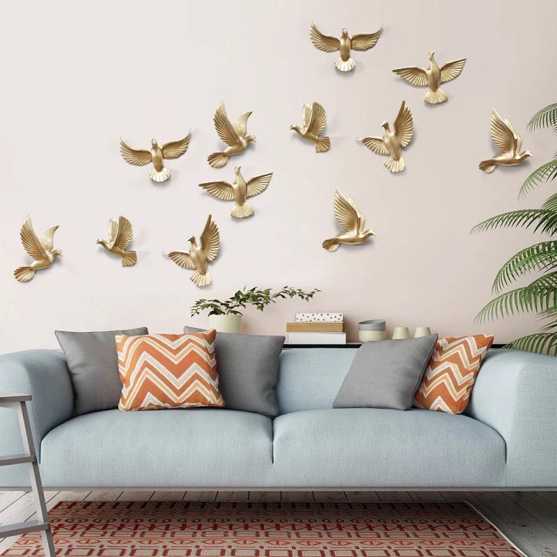 3D Wall Mounted Birds (6 pcs) | Home Décor | Waseeh Pakistan