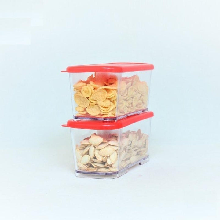 3PCs Acrylic Stackable and space savvy food containers Set | kitchen item | Waseeh Pakistan