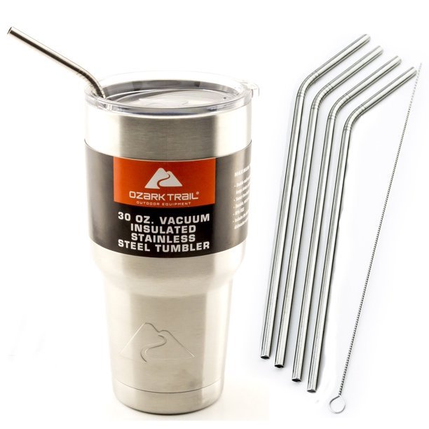 4 Bend Stainless Steel Straws | kitchen item | Waseeh Pakistan