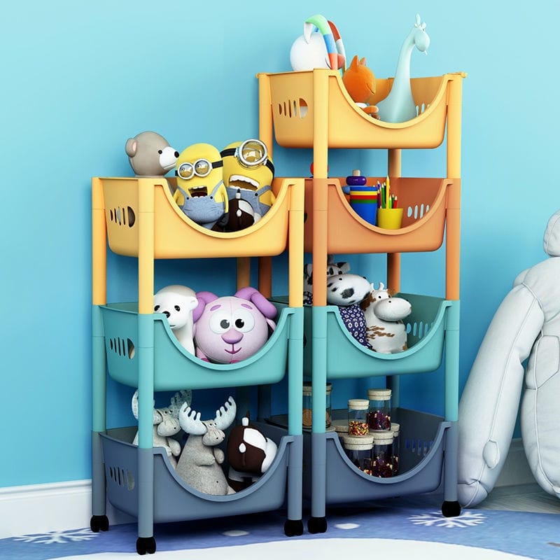4 Layer Cultured Storage Organizer Rack Trolley | kitchen item | Waseeh Pakistan