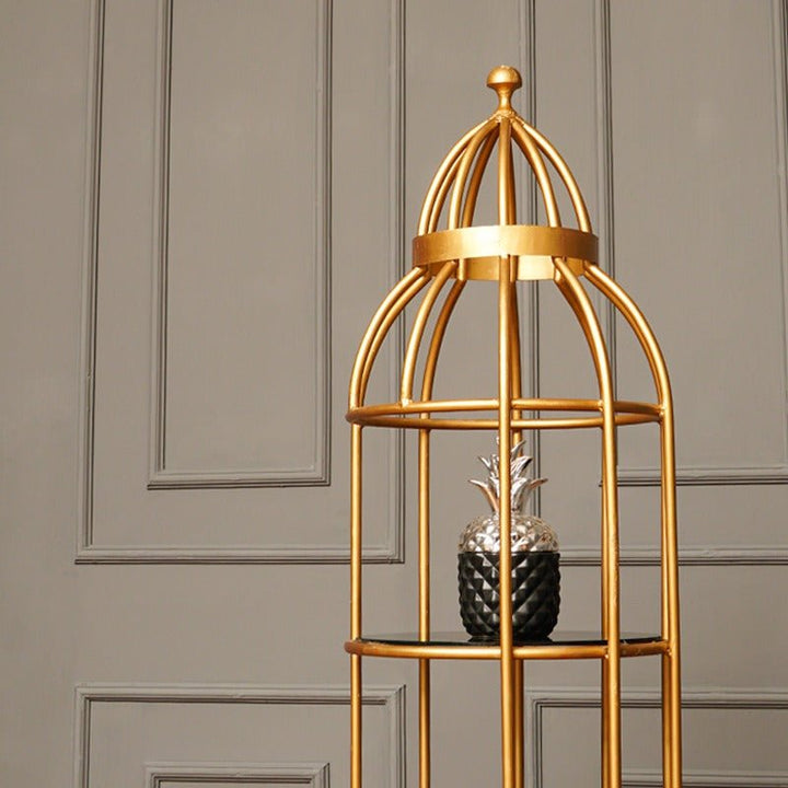 4 Layer Nordic Brass Cage Rack | Not Sale FB | Waseeh Pakistan