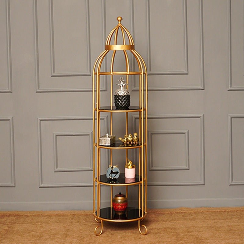 4 Layer Nordic Brass Cage Rack | Not Sale FB | Waseeh Pakistan
