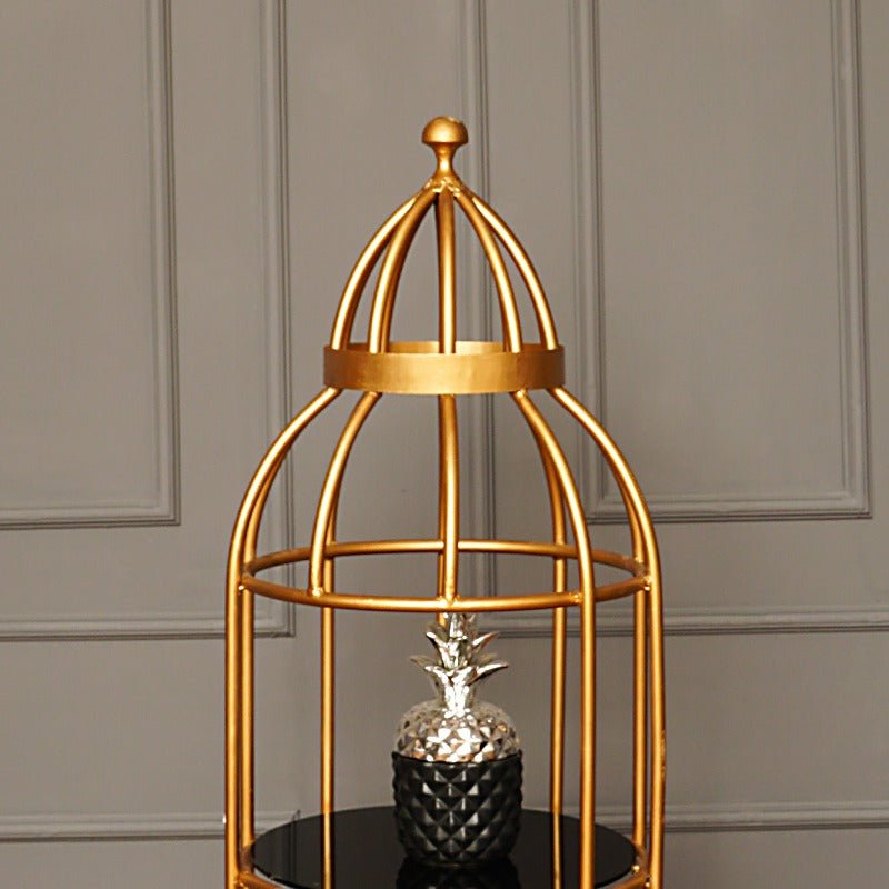 4 Layer Nordic Brass Cage Rack | Not Sale FB | Waseeh Pakistan