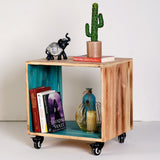 Crimson Living Lounge Bookcase Organizer Table Trolley - waseeh.com