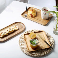 Wooden Food Party Serving Tray - waseeh.com