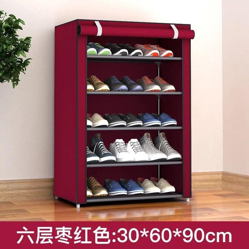 Multi-layer Solid Cloth Shoe cabinet - waseeh.com