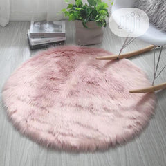 Round Furry Rugs (4' x 4') - waseeh.com