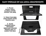 Portable BBQ Grill With Cooking Plate - waseeh.com