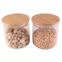 Transparent High Borosilicate Storage Bottle - waseeh.com