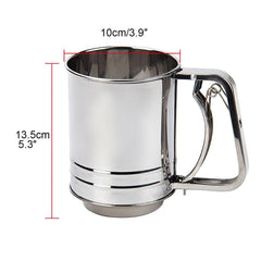 Stainless Steel Powder Sieve Mug - waseeh.com