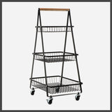 Multi-Function Mobile Trolley Cart (3-Tier) - waseeh.com