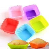 Silicone Cup Cake Mold (4 Shapes) - waseeh.com