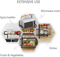 Metal Bender Kitchen Organizer U-Rack - waseeh.com