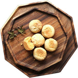 Renawe Octagon Wooden Platter Kitchen Serving Tray - waseeh.com