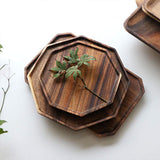 Renawe Octagon Wooden Platter Kitchen Serving Tray