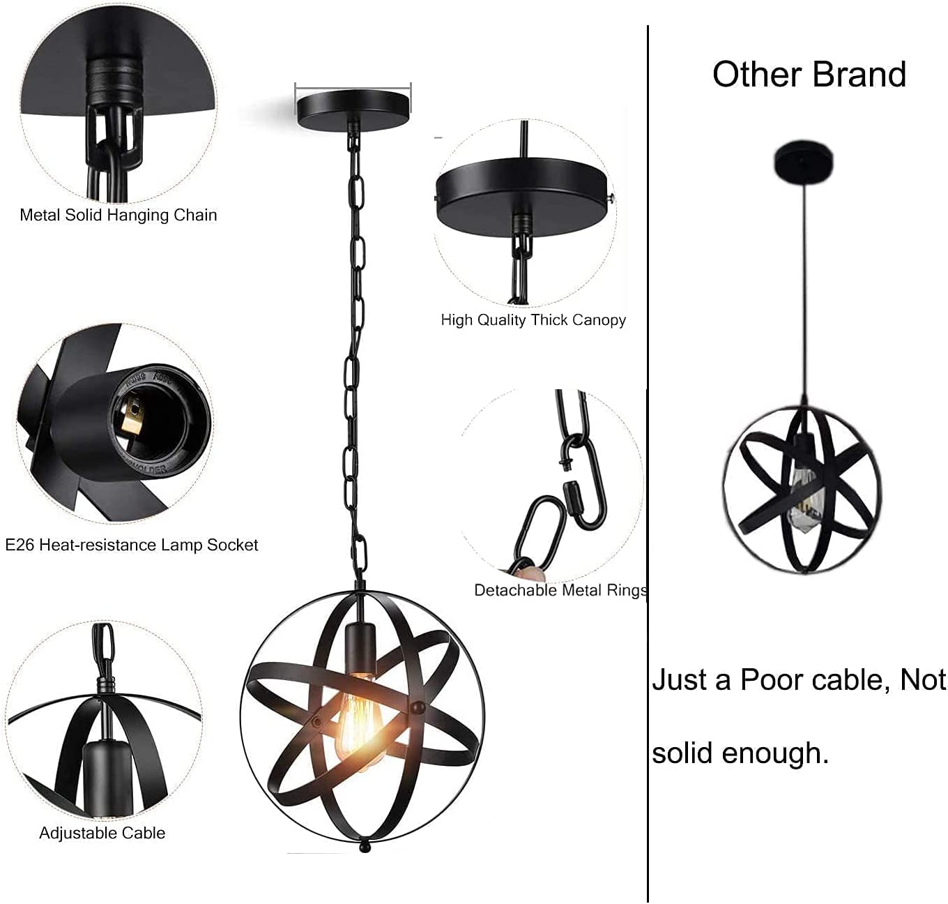 Licperron Pendant Ceiling Lamp Light - waseeh.com