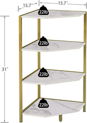 Banishe Corner Organizer Bookcase Storage Rack - waseeh.com