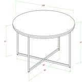 Brushed Lounge Living Drawing Room Center Coffe Table - waseeh.com