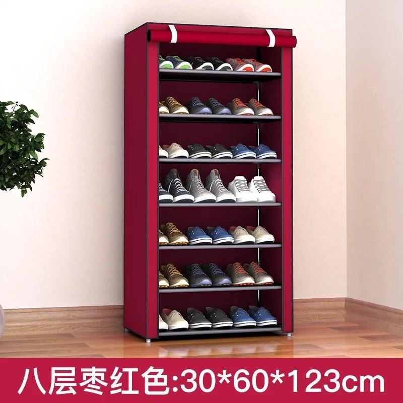 Multi-layer Solid Cloth Shoe cabinet - waseeh.com