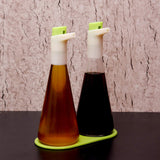 Green Oil / Vinegar Dispenser Set - waseeh.com