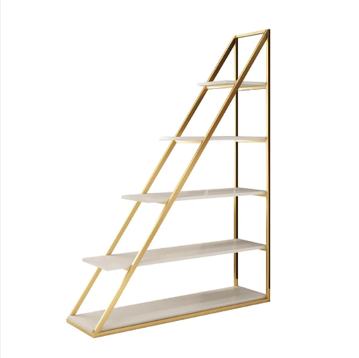 Half Pyramid Living Room Bookcase Storage Organizer Rack – waseeh.com