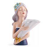 Bouquet Girl Sculpture Decor - waseeh.com