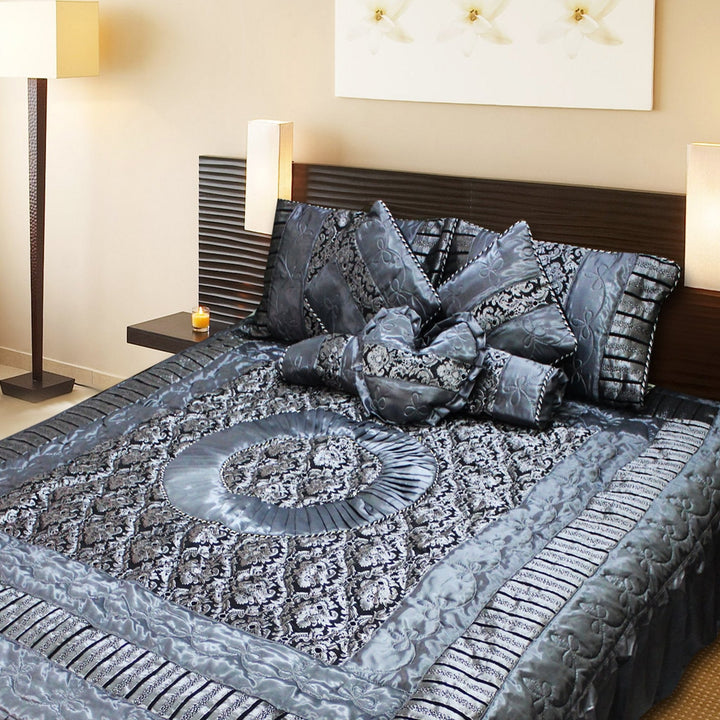 8 Pieces Fancy Bridal Set in Jamawar &amp; Tavta Fabric | Home Décor | Waseeh Pakistan