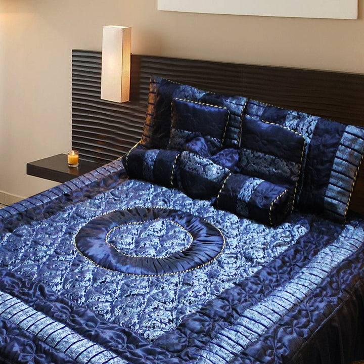 8 Pieces Fancy Bridal Set in Jamawar &amp; Tavta Fabric | Home Décor | Waseeh Pakistan