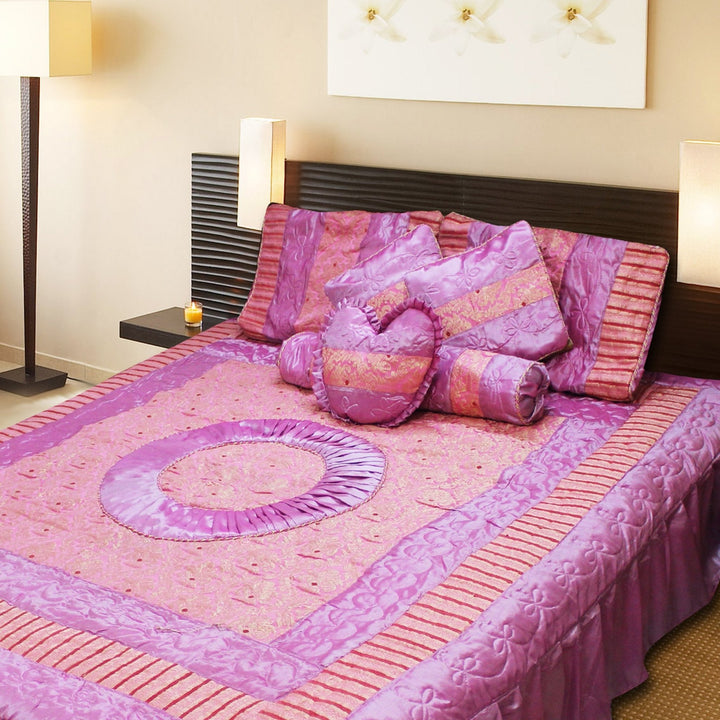 8 Pieces Fancy Bridal Set in Jamawar &amp; Tavta Fabric | Home Décor | Waseeh Pakistan