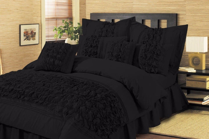 8 Pieces Luxury Embellish Comforter Set - King Size | Home Décor | Waseeh Pakistan