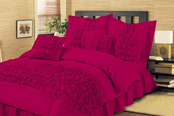 8 Pieces Luxury Embellish Comforter Set - King Size | Home Décor | Waseeh Pakistan