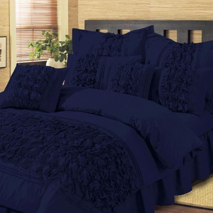 8 Pieces Luxury Embellish Comforter Set - King Size | Home Décor | Waseeh Pakistan