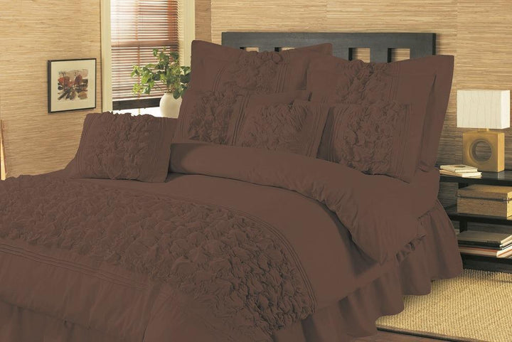 8 Pieces Luxury Embellish Comforter Set - King Size | Home Décor | Waseeh Pakistan