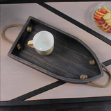 Hang In Boat Solid Wood Kitchen Serving Tray - waseeh.com