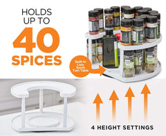 Spice Spinner Organizer (Two-Tired) - waseeh.com