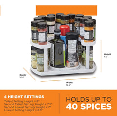 Spice Spinner Organizer (Two-Tired) - waseeh.com