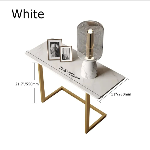 Sintered Stone Home End Side Table - waseeh.com
