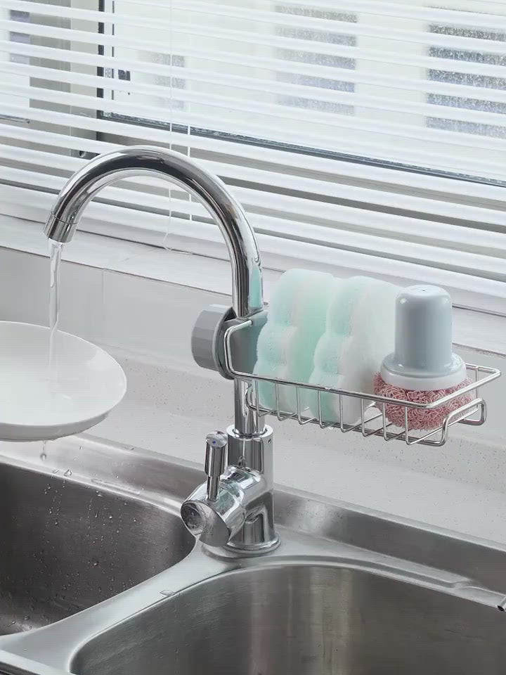 Dazzling Metal Faucet Rack