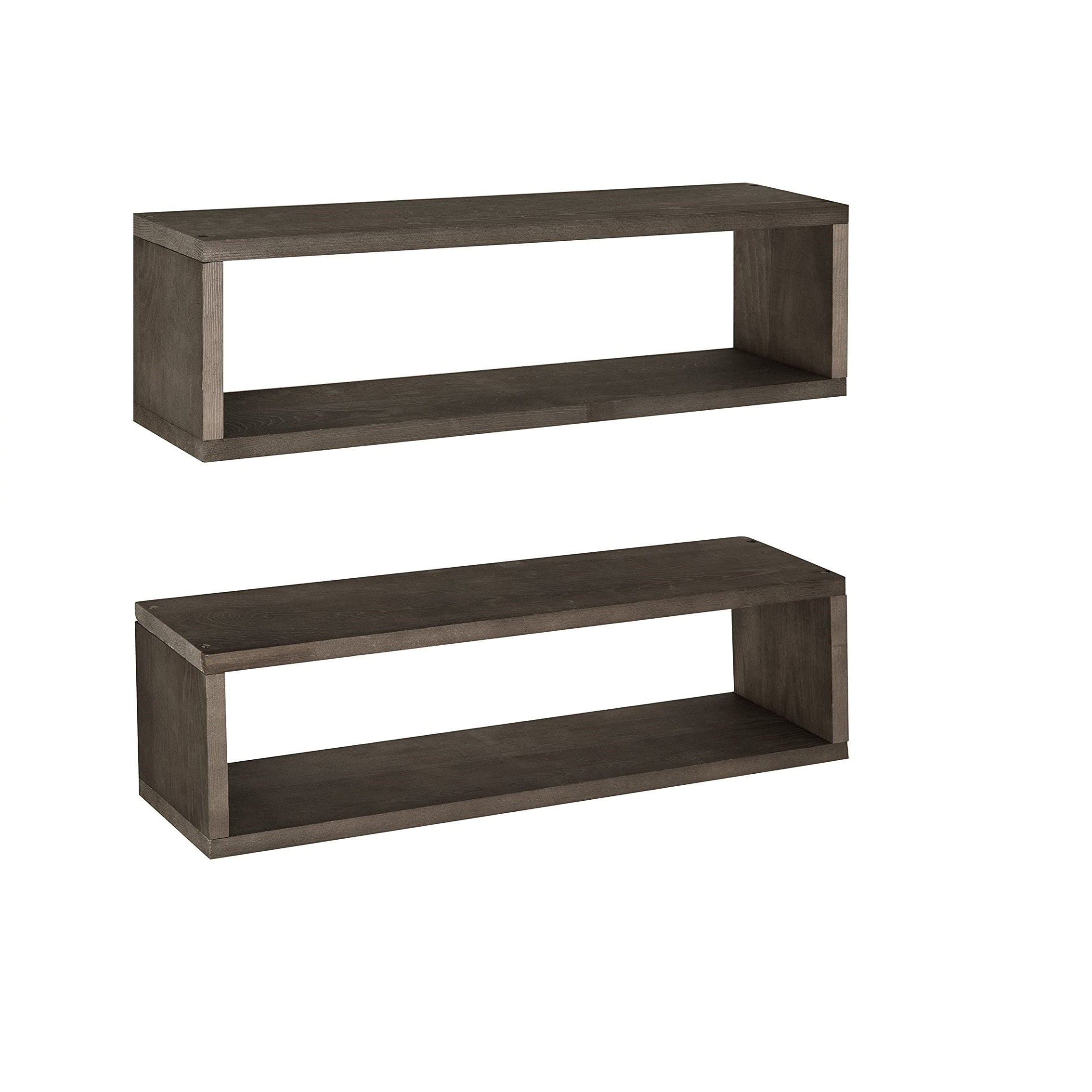 Display Boxes Living Lounge Drawing Room Floating Shelve (Set of 2) - waseeh.com