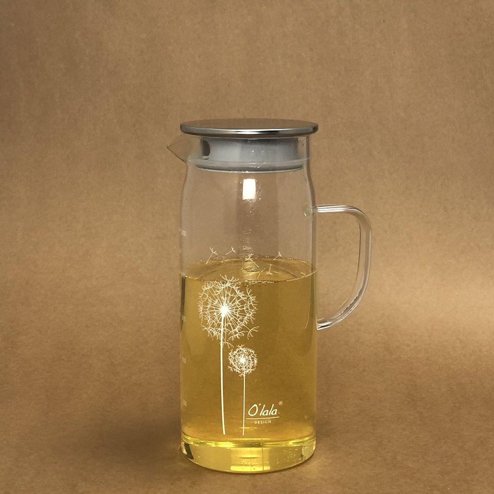 O'lala Borosilicate Glass Measuring Dispenser | Jug - waseeh.com