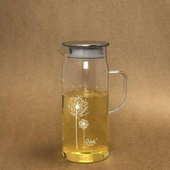 O'lala Borosilicate Glass Measuring Dispenser | Jug - waseeh.com