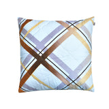 The Stripped X" Printed Filled Cushion - waseeh.com