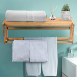 Exquisite Bamboo Towel Rack - waseeh.com