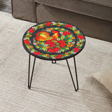 The Roosters Living Lounge Center Side Hairpin Coffee Table - waseeh.com