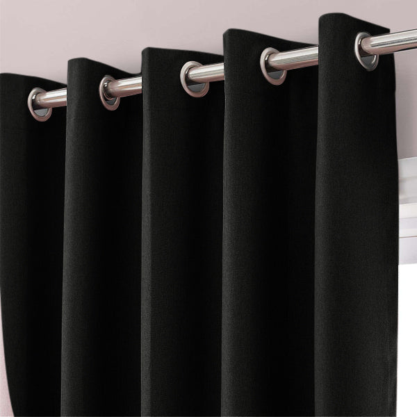 Lavish Black Curtains (Lining) - waseeh.com