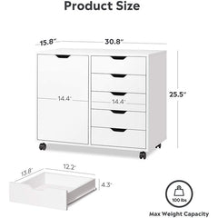 Cucrella Drawer Home Office Cabinet Drawer Trolley - waseeh.com