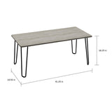 Revoli Living Lounge Center Side Hairpin Side Table - waseeh.com